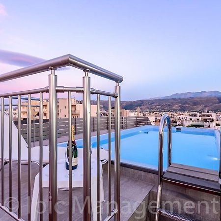 Elegant 2Br Apt Rooftop Pool & Walk To Old Town Chania (Crete) Exterior photo
