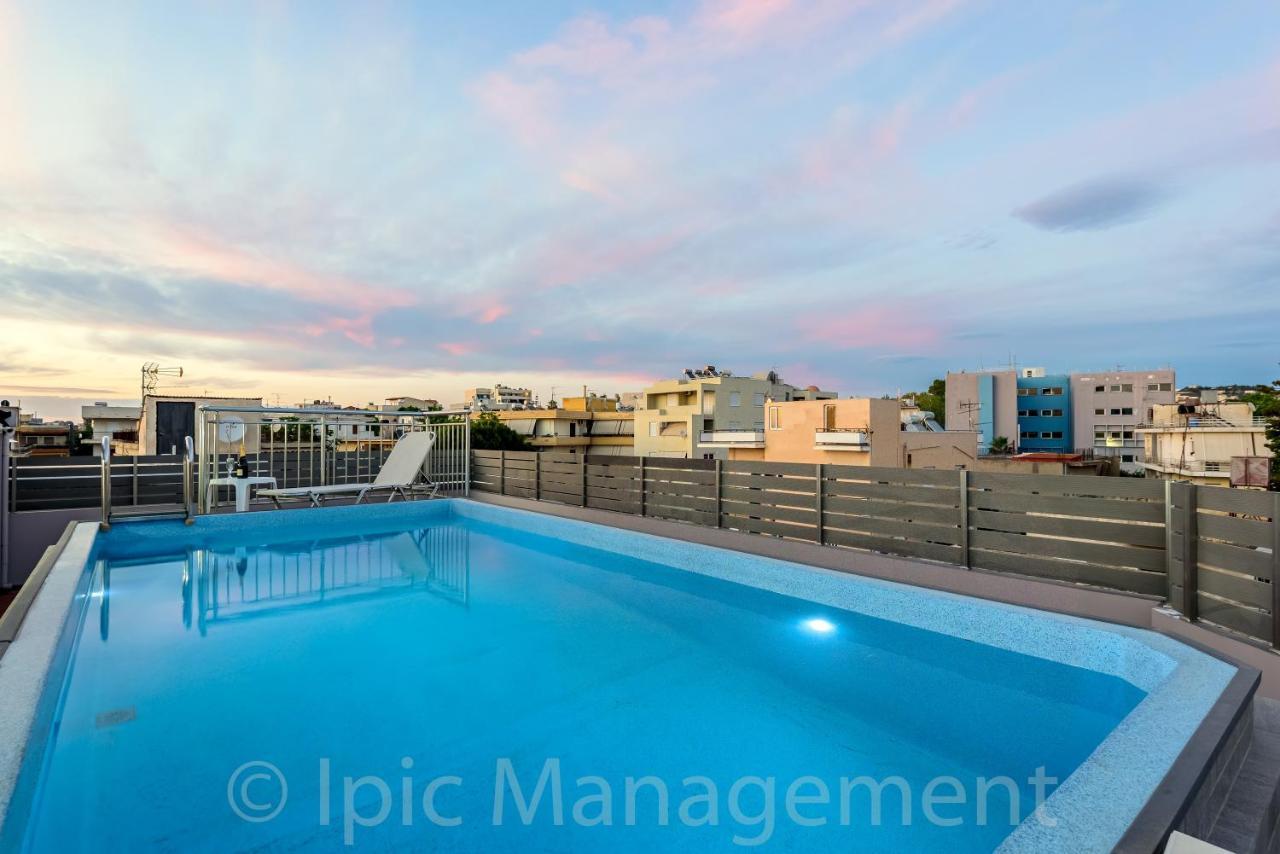 Elegant 2Br Apt Rooftop Pool & Walk To Old Town Chania (Crete) Exterior photo